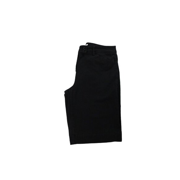 JONES NEW YORK SPORT Shorts Women's Slash Pocket Flat Front Bermudas Black 12 - Picture 7 of 11